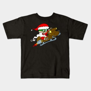 Santa clause is cruising to town Kids T-Shirt